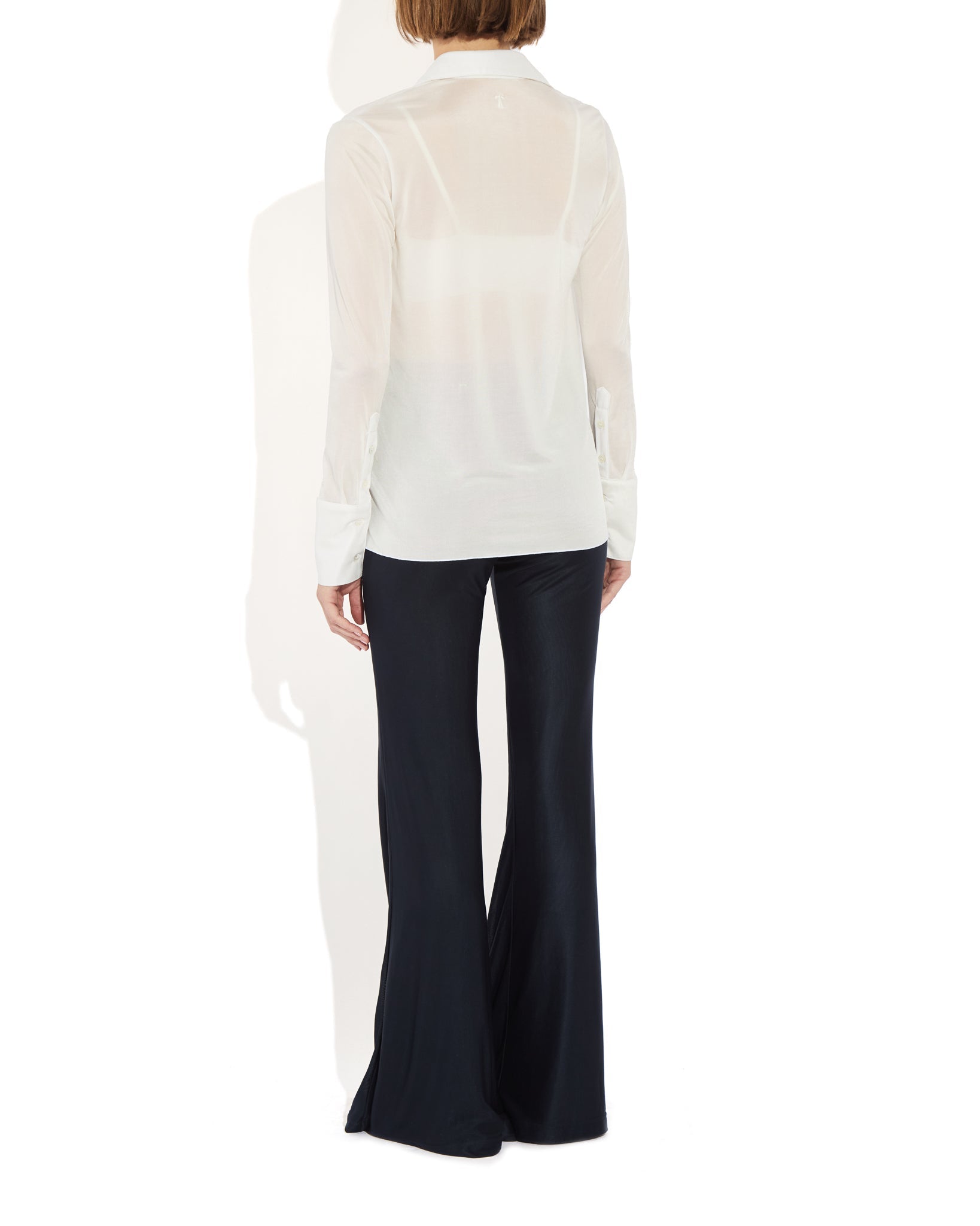 Semi-Sheer Serge Blouse - The Park